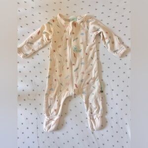 Ergo Pouch / 0-3M Baby Organic Cotton Long Sleeve Romper 0.2 TOG